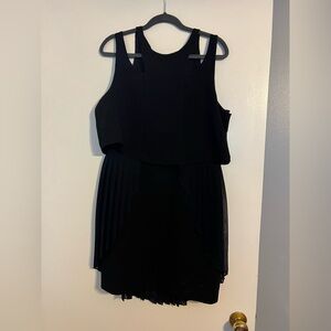 BCBGeneration Black cocktail dress w/ fun details - Large - the cutest LBD!